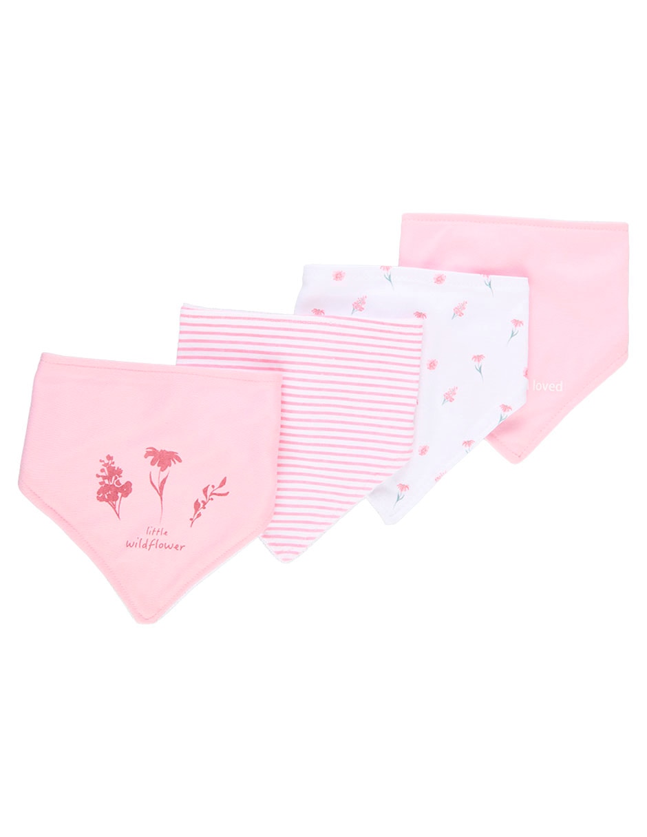 Set De Baberos De Algodón 4 Piezas