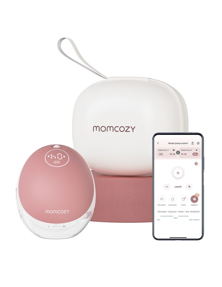 EXTRACTOR ELÉCTRICO DE LECHE MOM, ROJOM 6