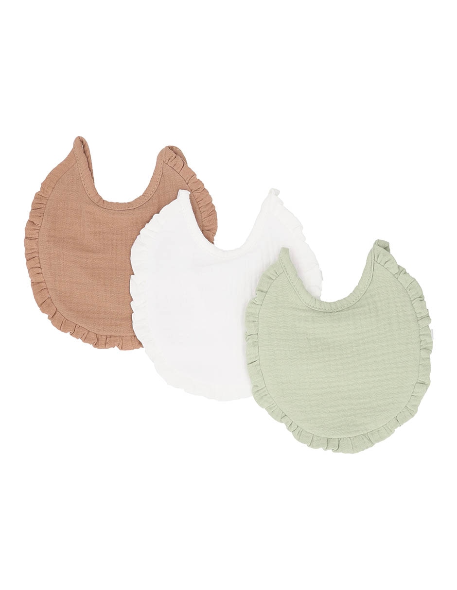 Set babero Mon Caramel 3 piezas