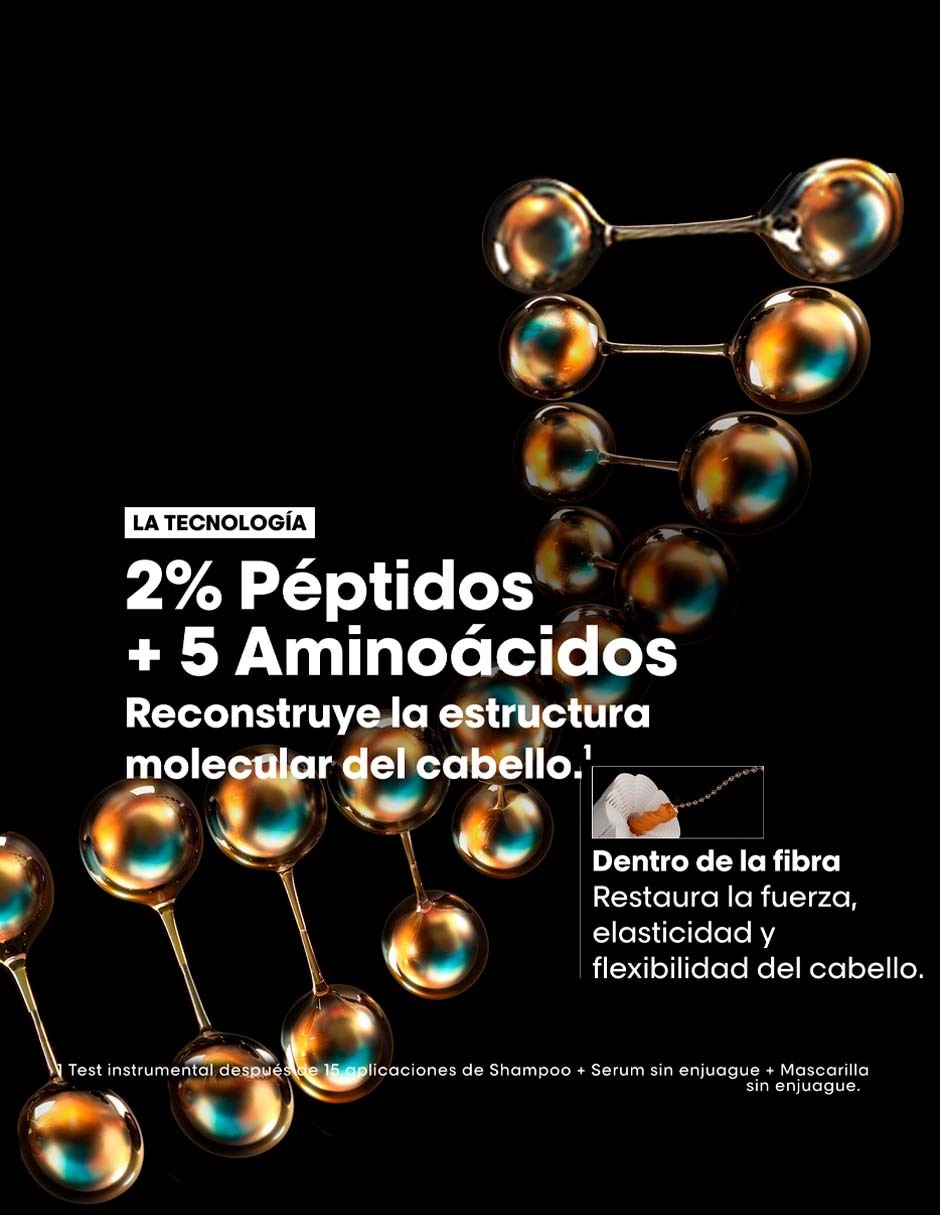 Mascarilla de cabello para reconstruir Absolut Repair Molecular 250 ml 6