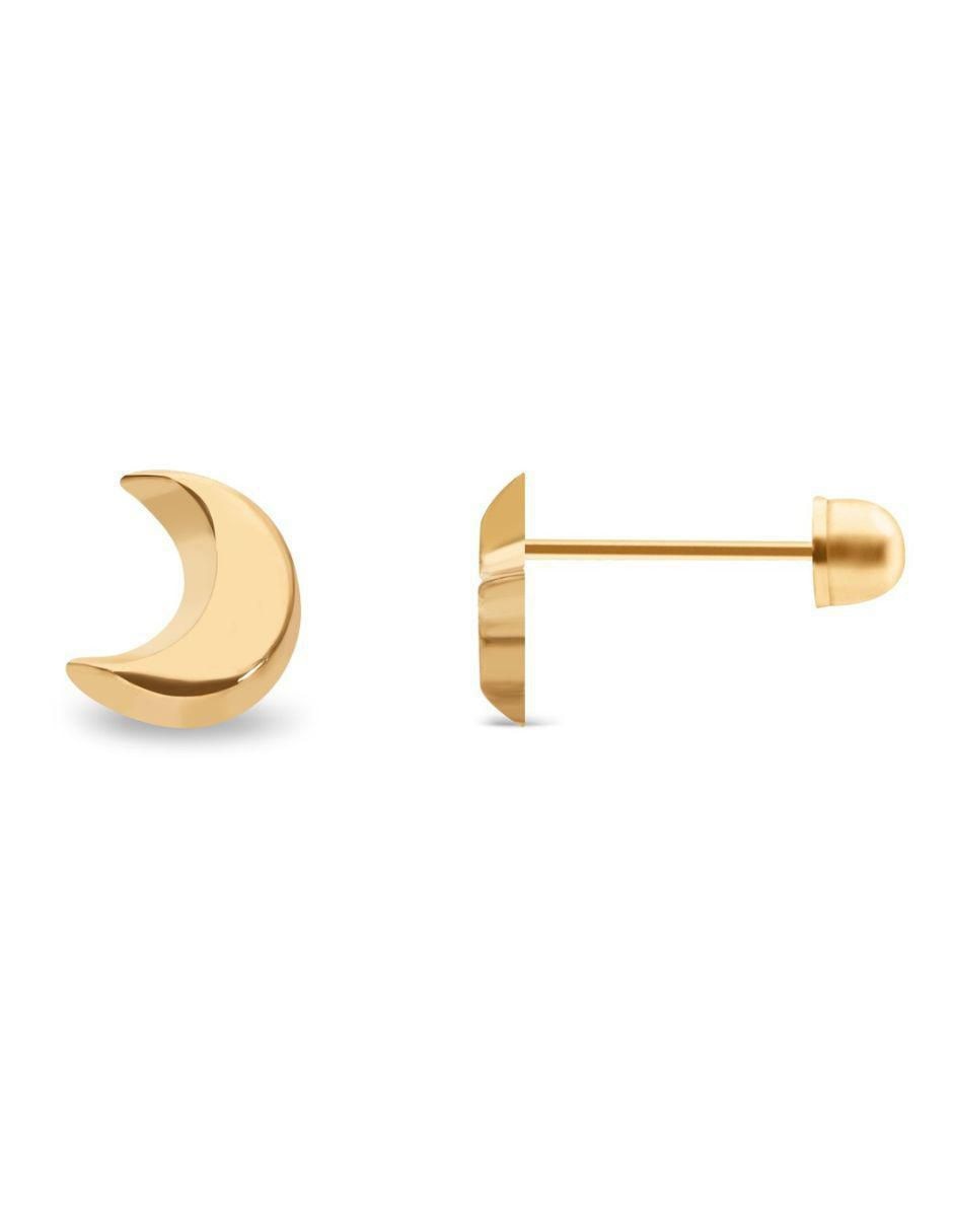 Broqueles de oro amarillo 14 K Broqueles de oro amarillo 14 K