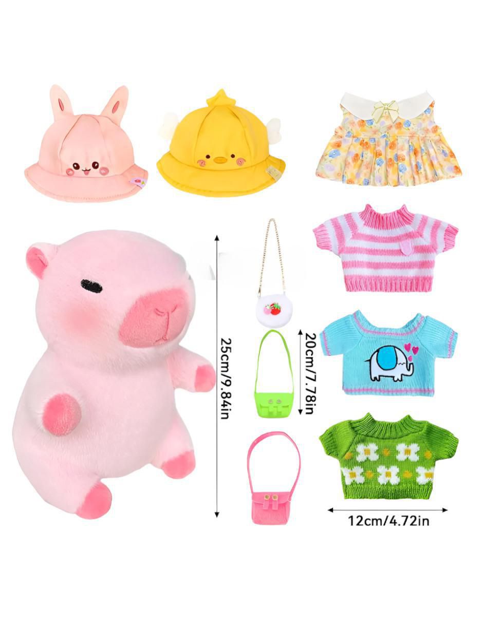 Peluche de capibara de 25 cm
