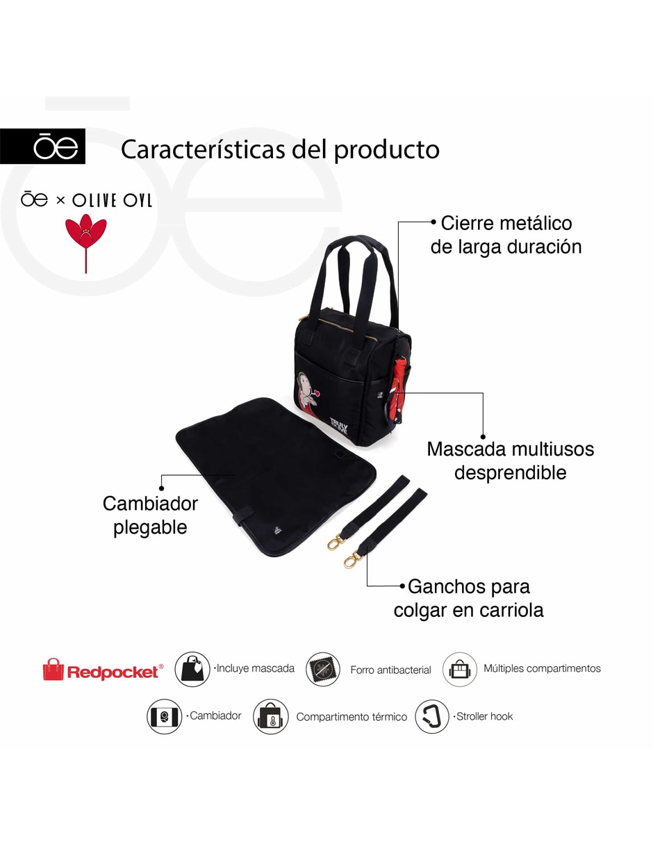 Pañalera backpack Olive 4