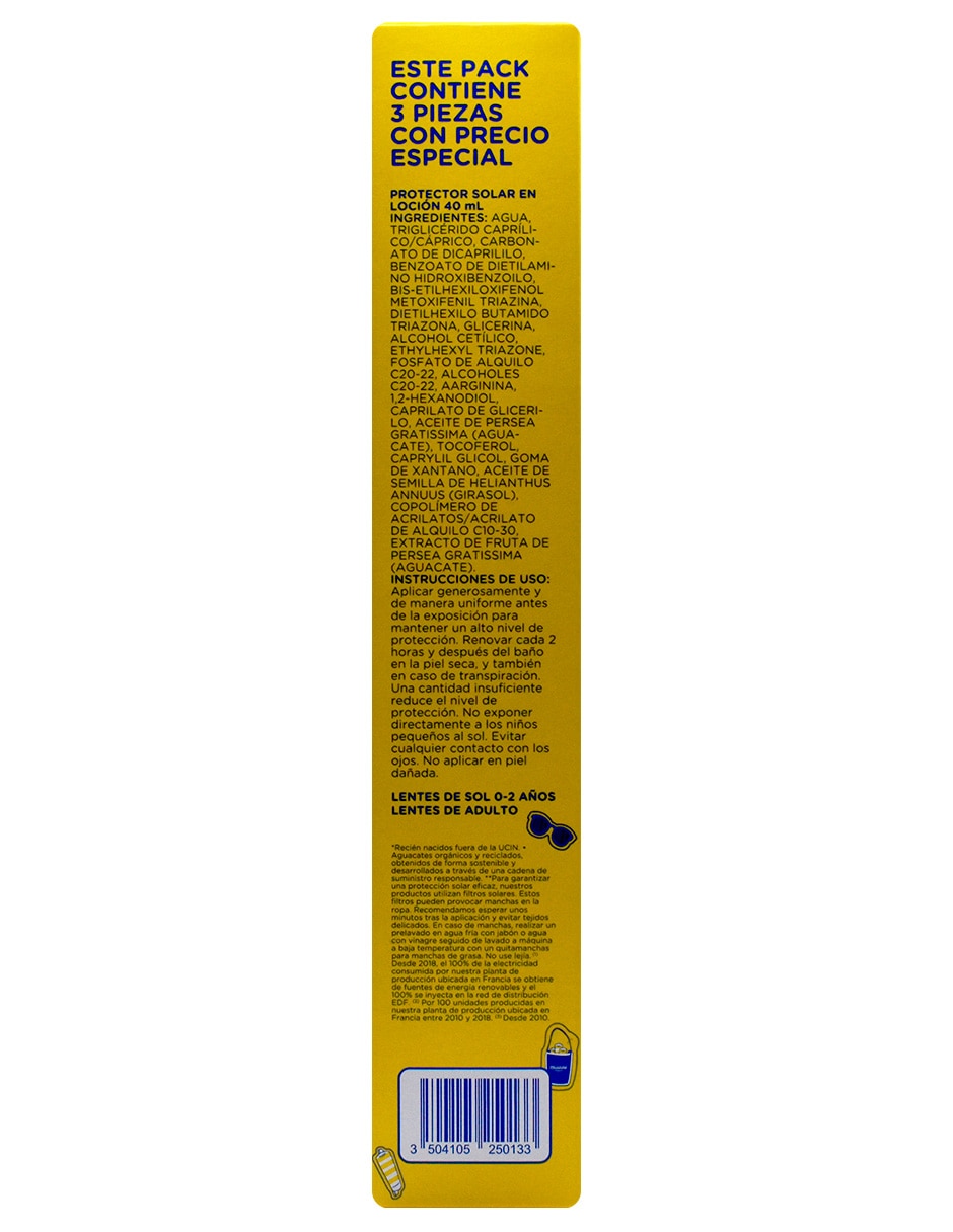 Kit protección solar de verano 3 piezas FPS 50+ 4