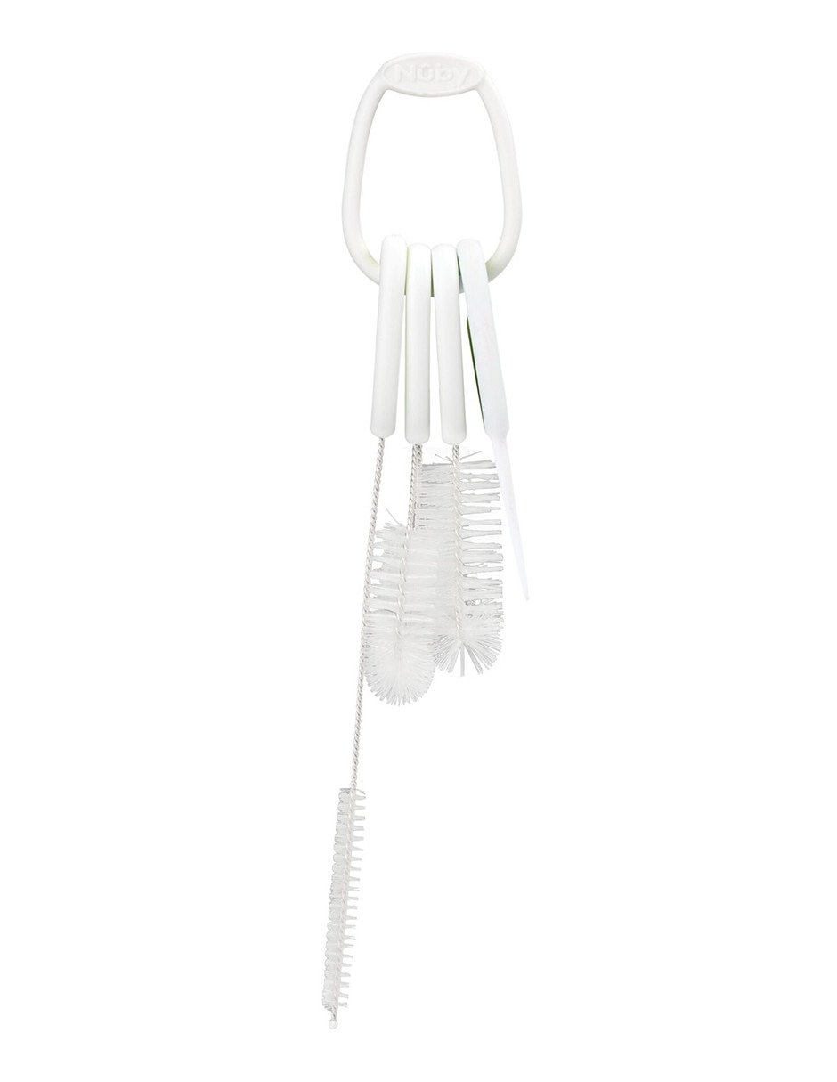 Set cepillo limpieza Nuby con cerdas suaves
