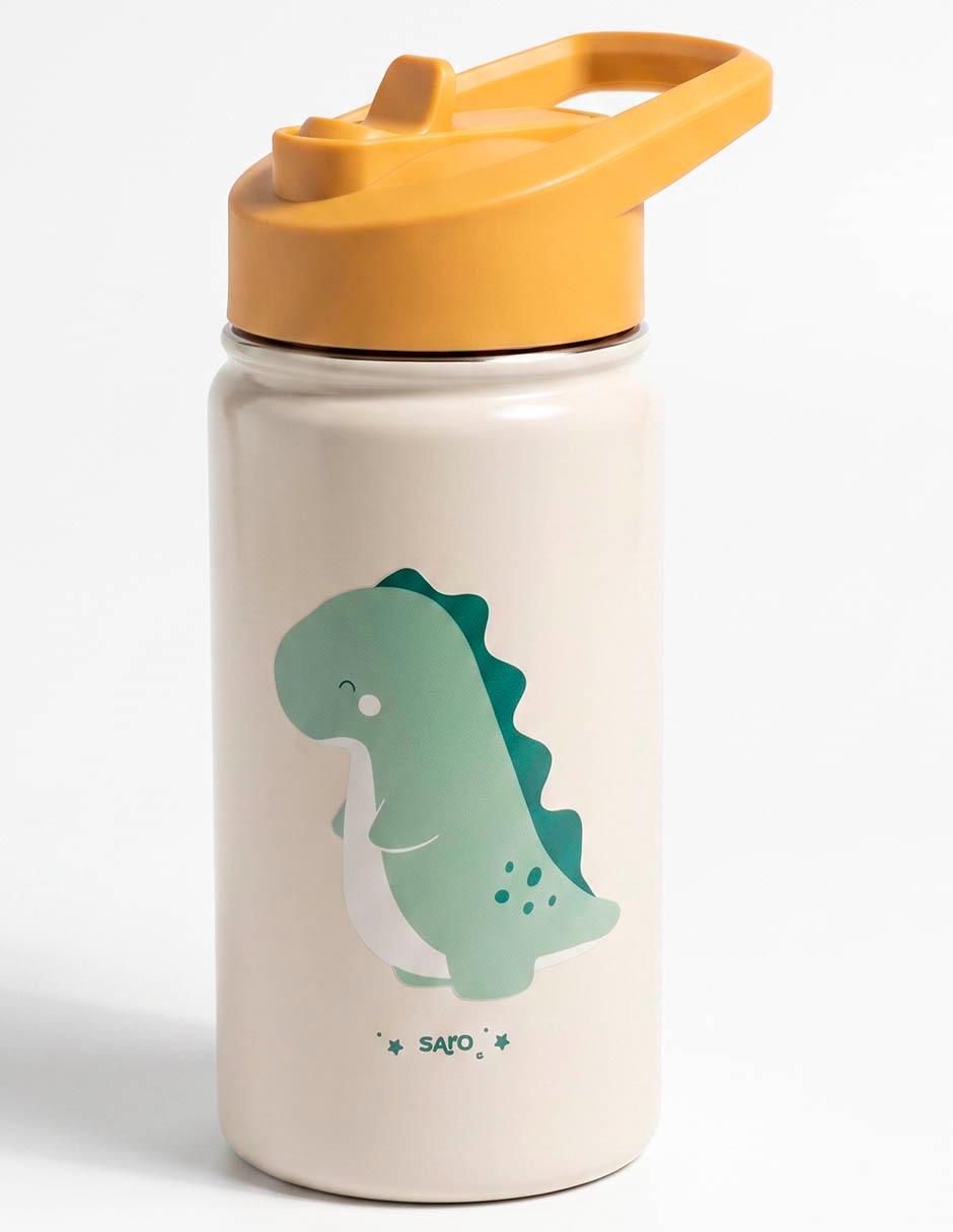 Termo de acero inoxidable con tapa rosca 349 ml 1