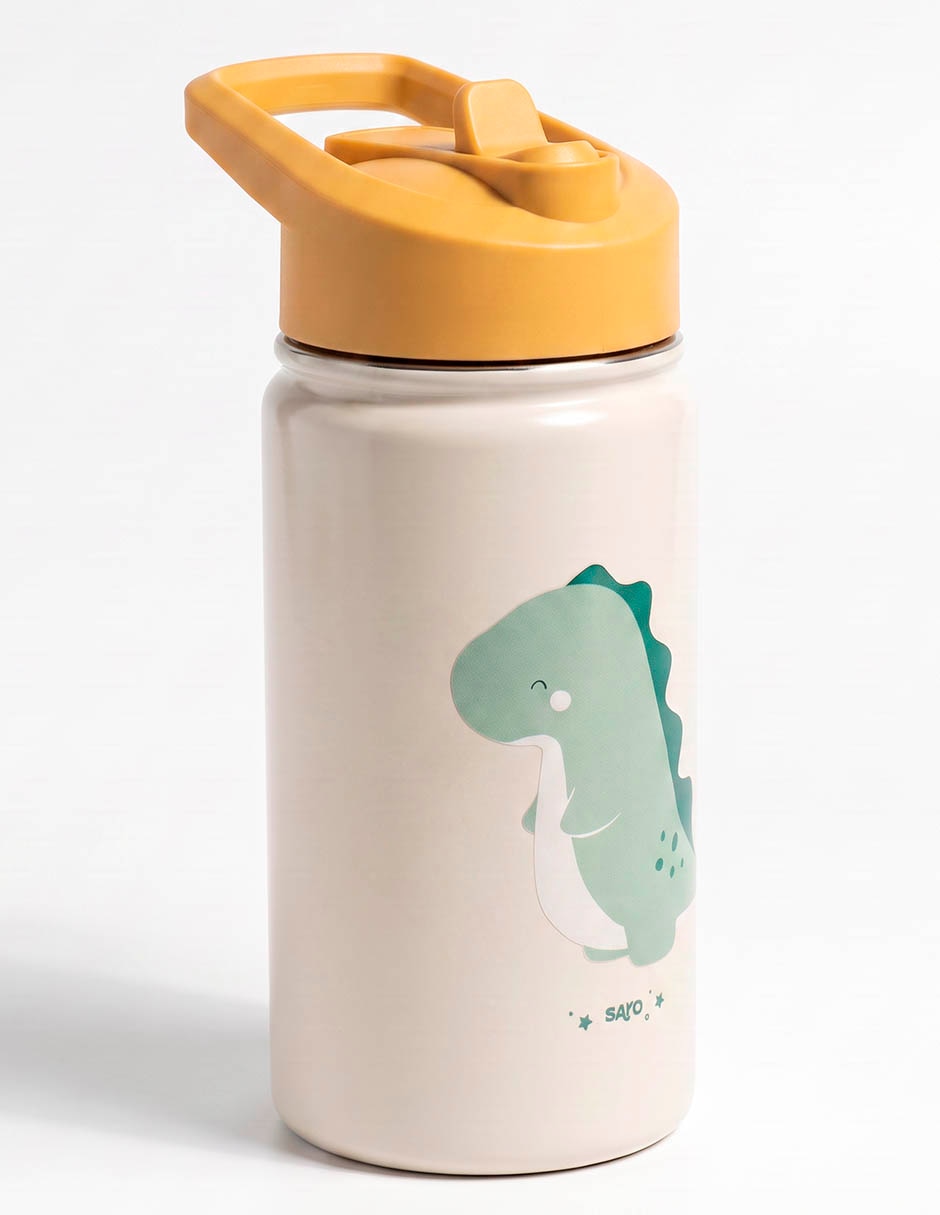 Termo de acero inoxidable con tapa rosca 349 ml 2