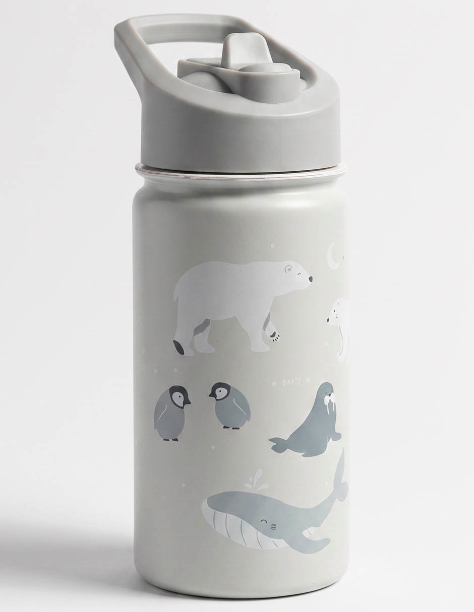 Termo de acero inoxidable con tapa rosca 349 ml 2