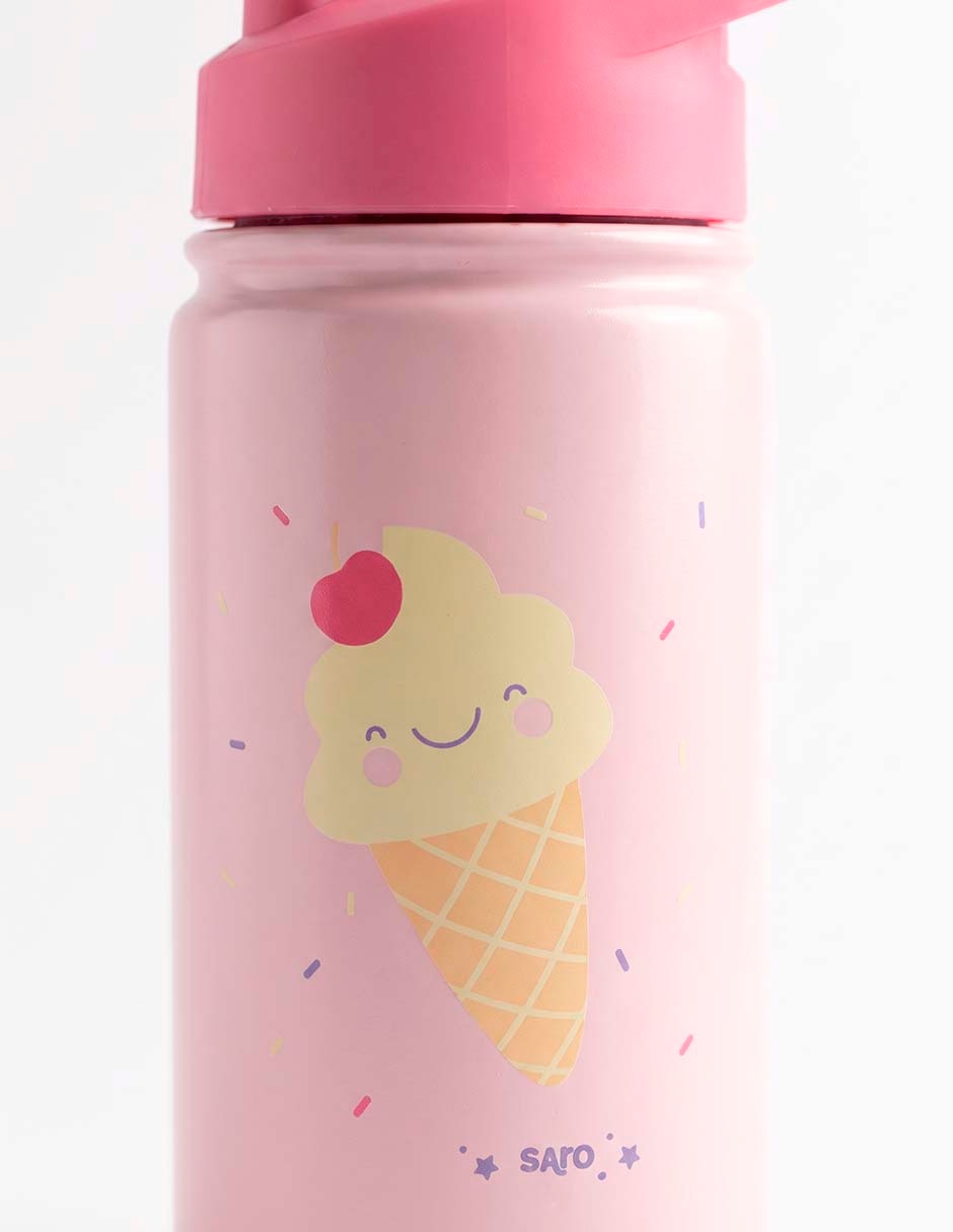 Botella de agua de acero con tapa rosca 350 Ml 3