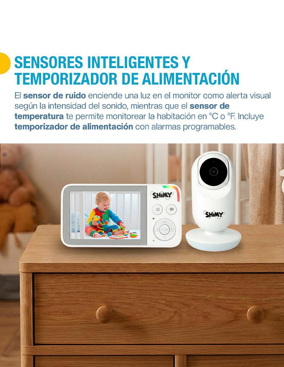 Monitor con cámara para bebé HD 6