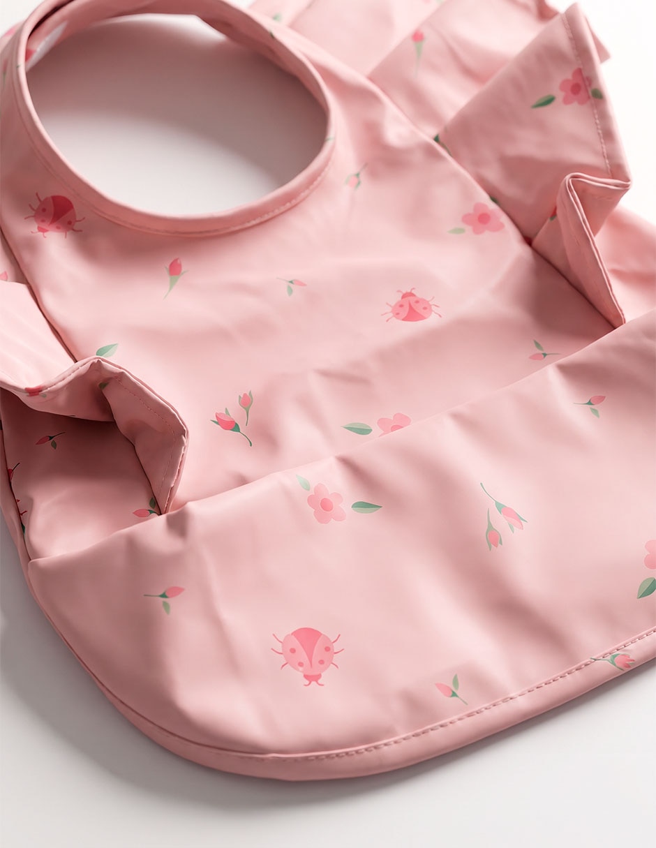 Babero estampado floral Babero estampado floral