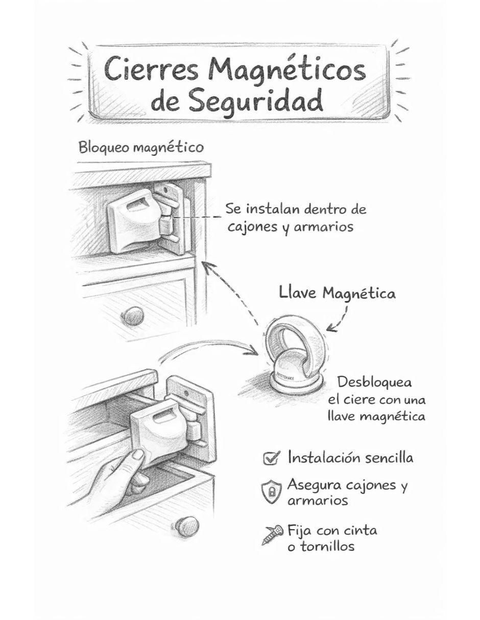 Cerradura de seguridad para cajón Bebesit