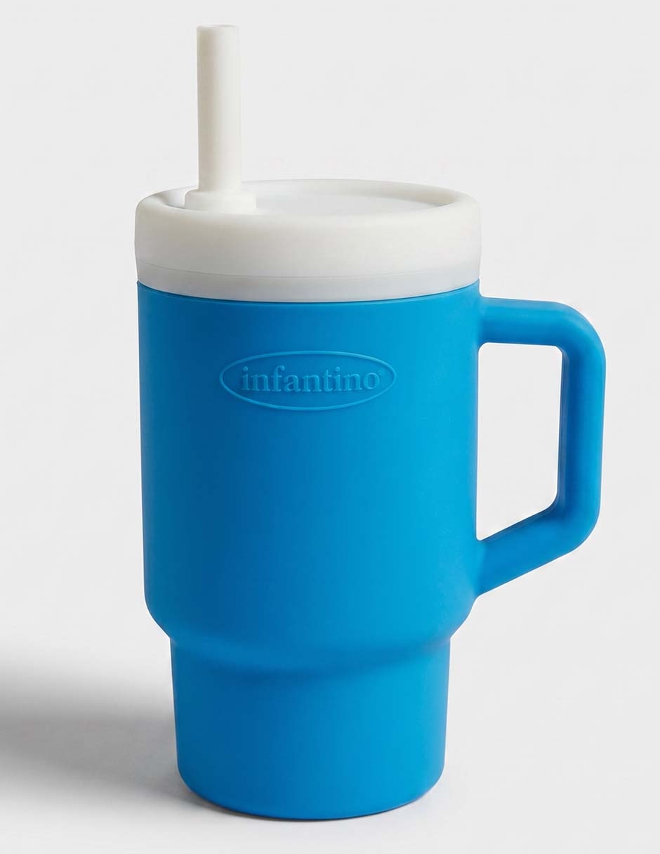 Vaso con tapa y popote 1