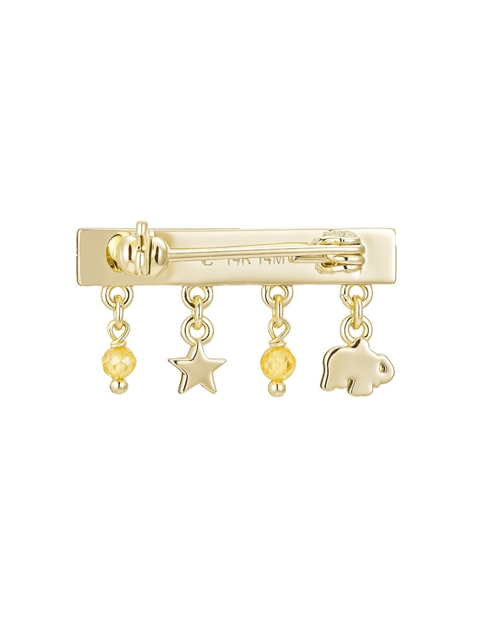 Pin de metal elefante 2