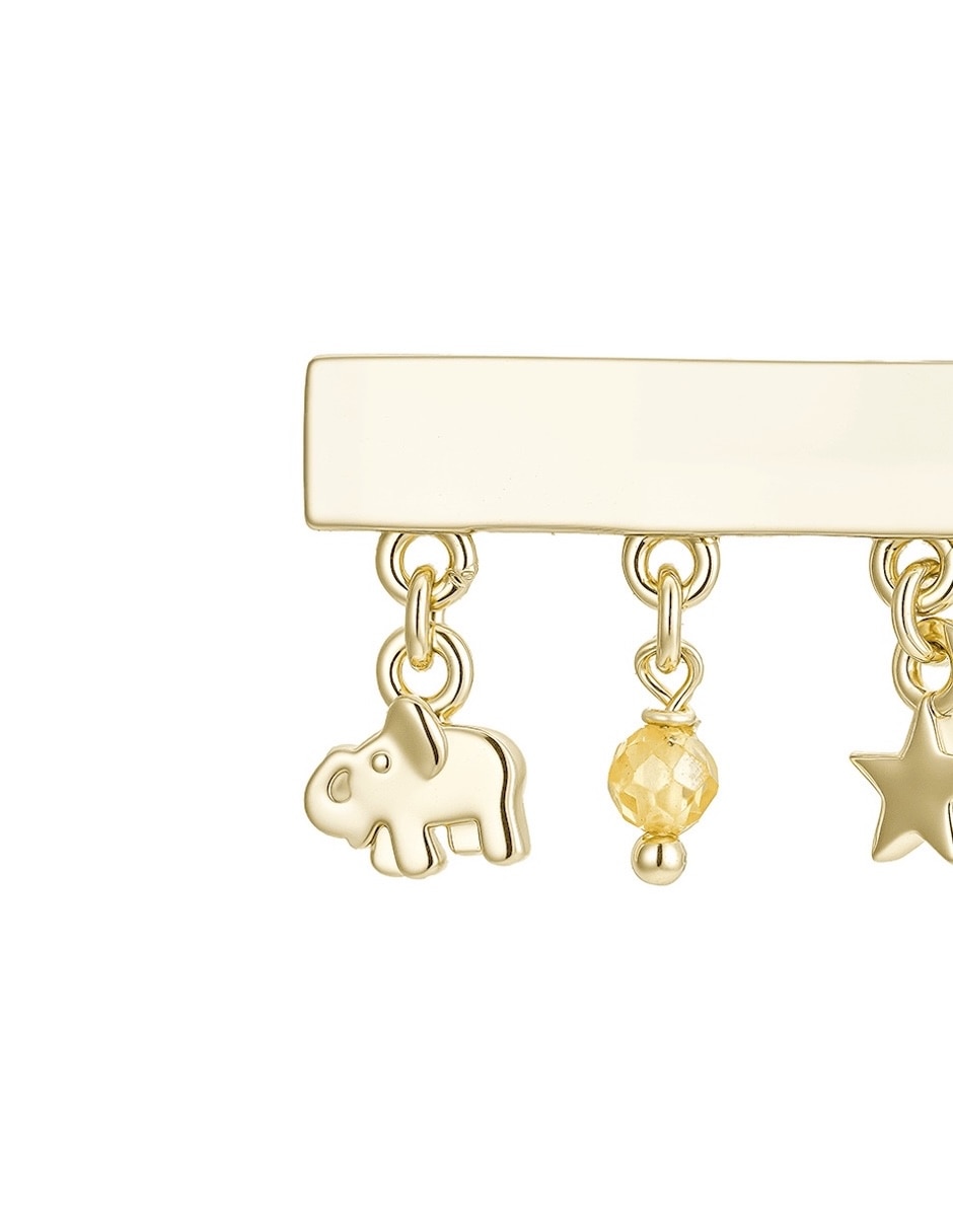 Pin de metal elefante 3