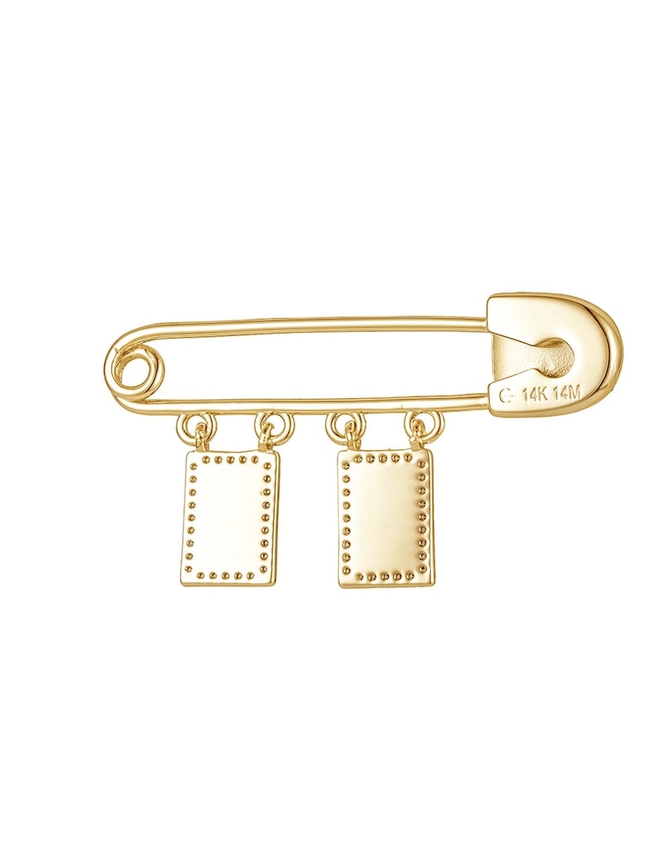 Pin de metal rectangular 2