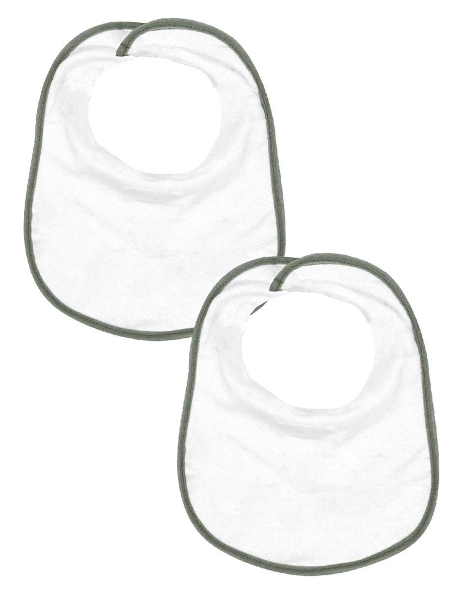 Set de babero mon caramel safe place 2 piezas