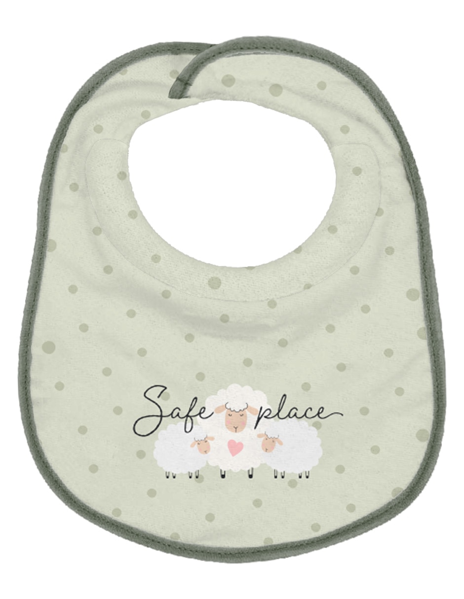 Set de babero mon caramel safe place 2 piezas