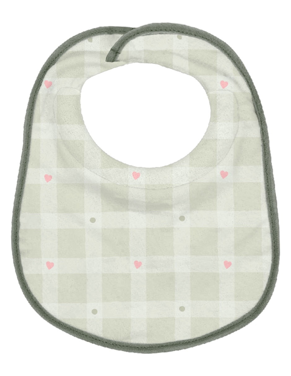 Set de babero mon caramel safe place 2 piezas