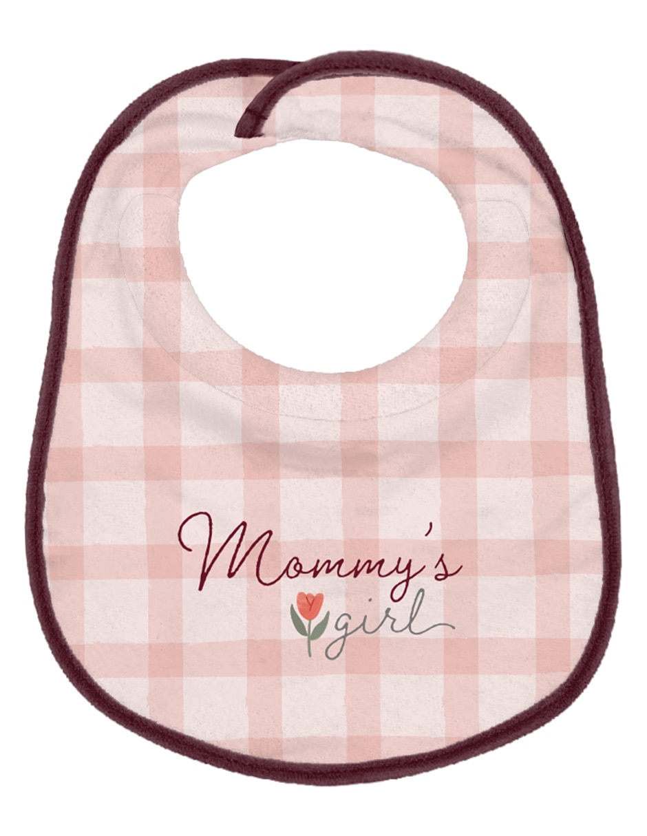 Set babero mon caramel mommy's girl 2 piezas