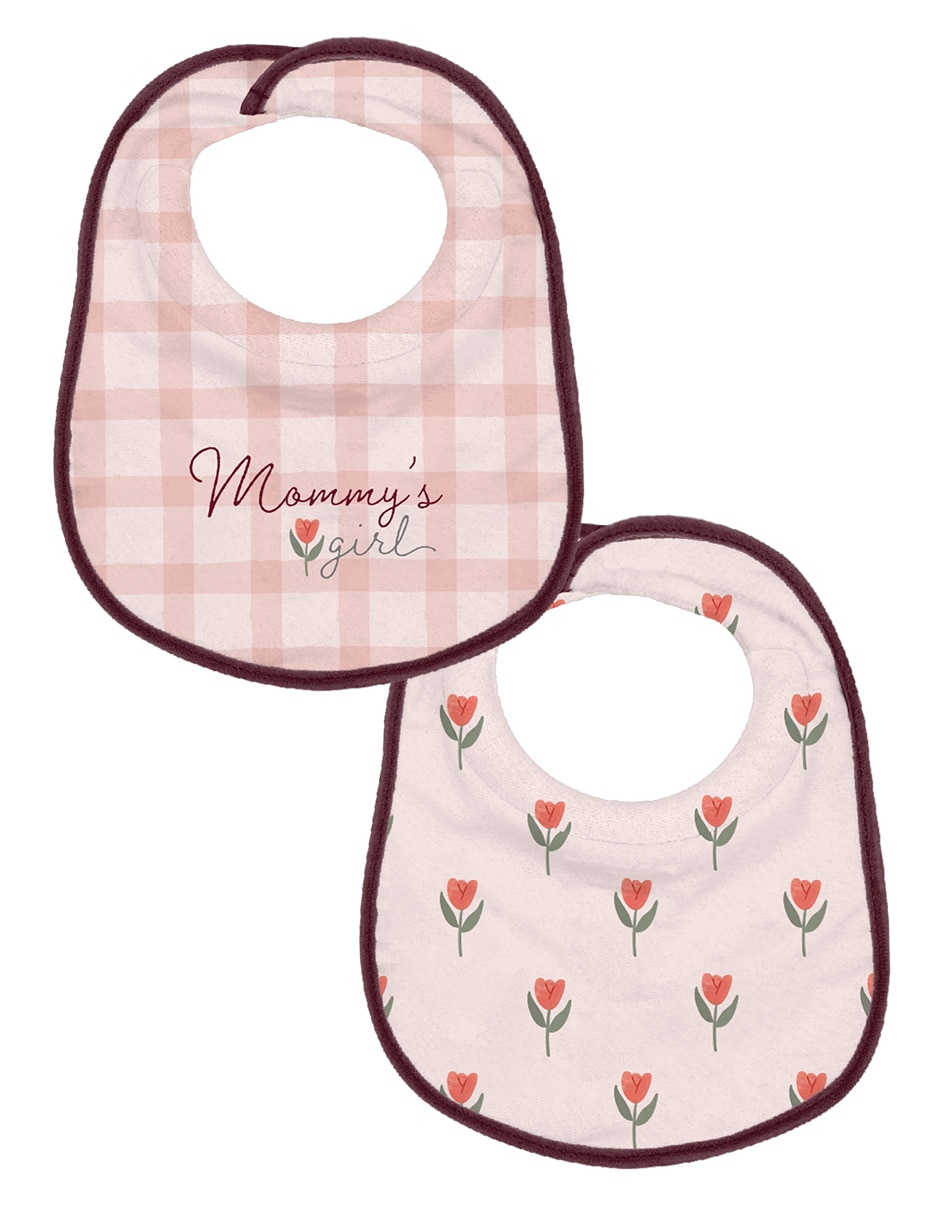 Set babero mommy's girl 2 piezas