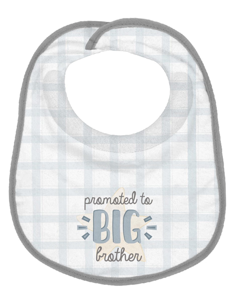 Set babero mon caramel big brother 2 piezas
