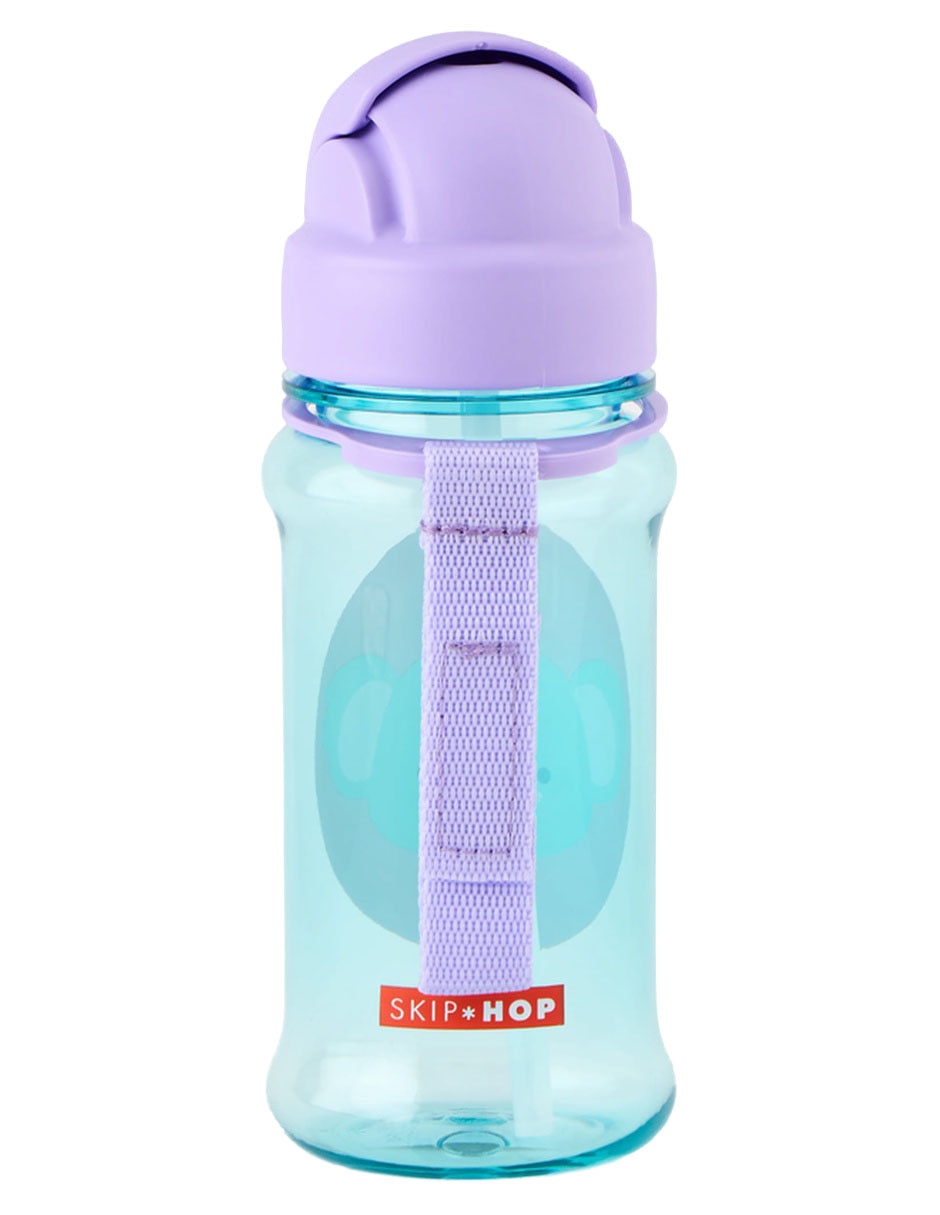 Botella de agua Skip Hop de plástico con tapa aprueba de derrame 355 ml 3