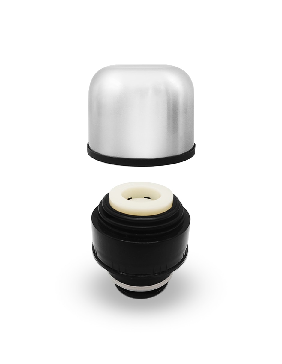 Termo doble pared de acero inoxidable con tapa rosca 4
