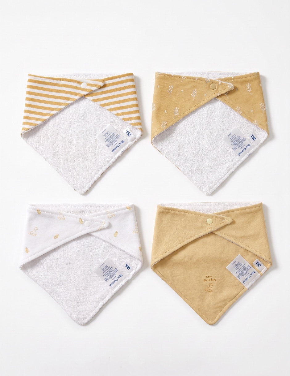 Set de babero 4 piezas 2