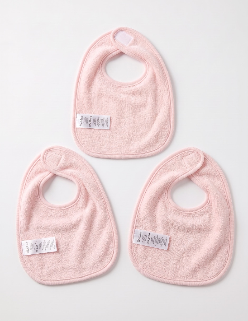 Set de baberos Piquenique estampado de algodón 3 piezas 2
