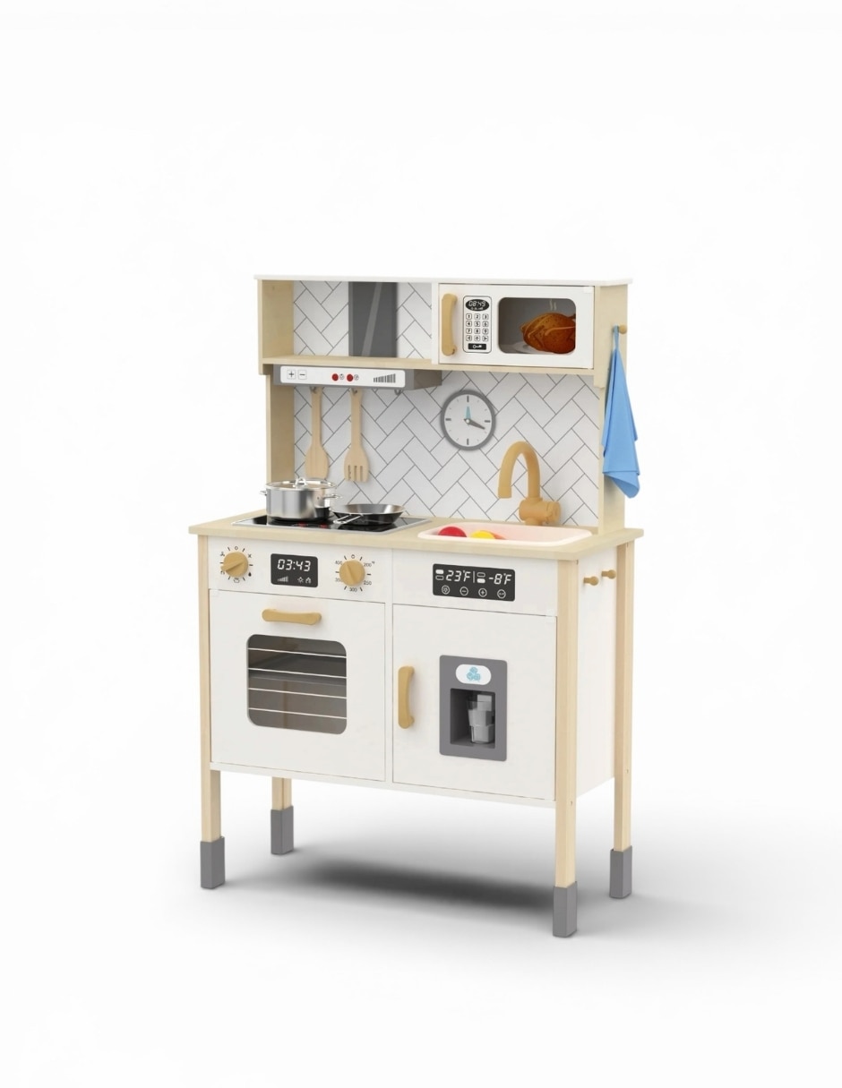Juguete Cocina montessori de madera para niños Juguete Cocina montessori de madera para niños