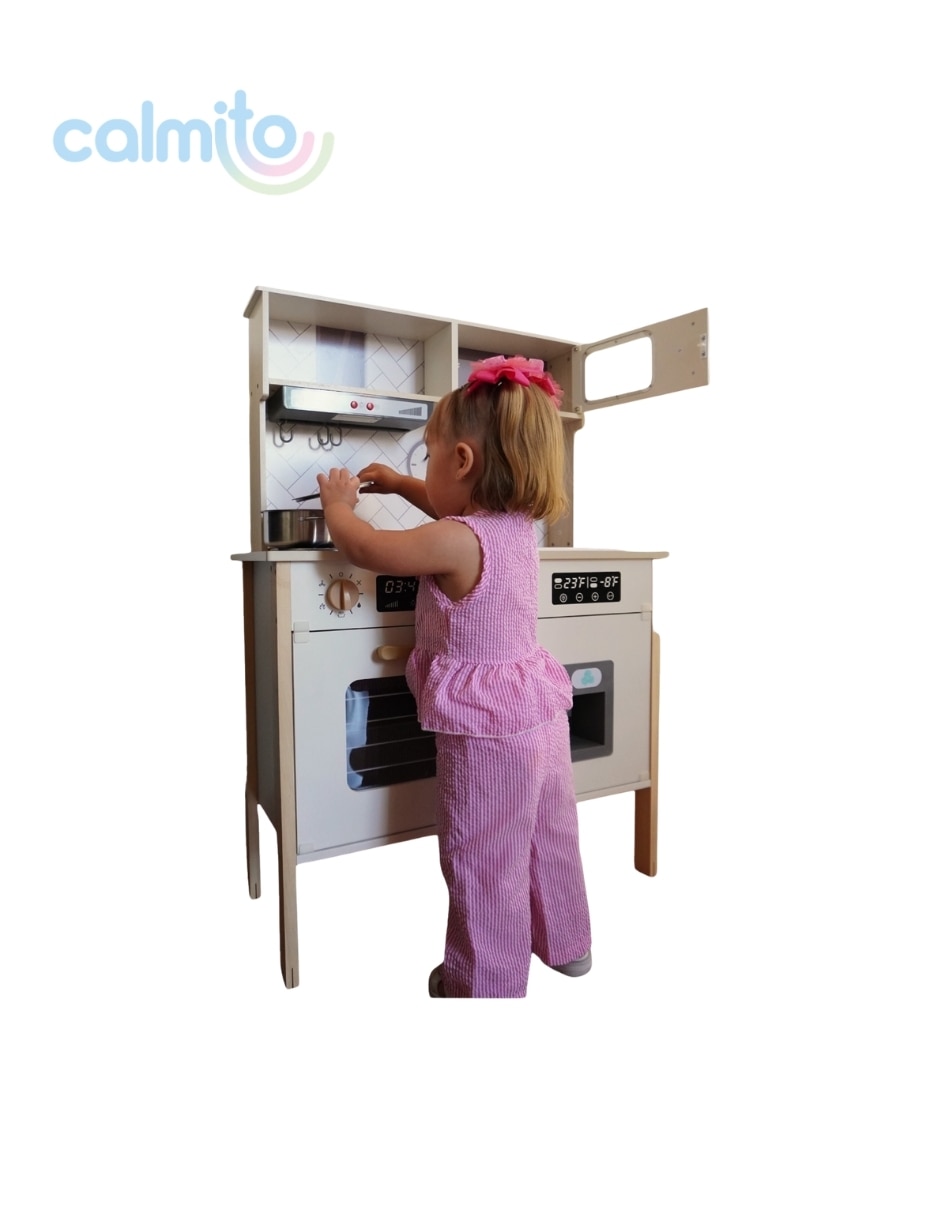 Juguete Cocina montessori de madera para niños 2