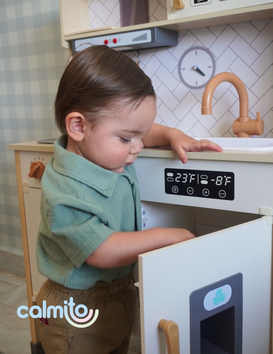 Juguete Cocina montessori de madera para niños