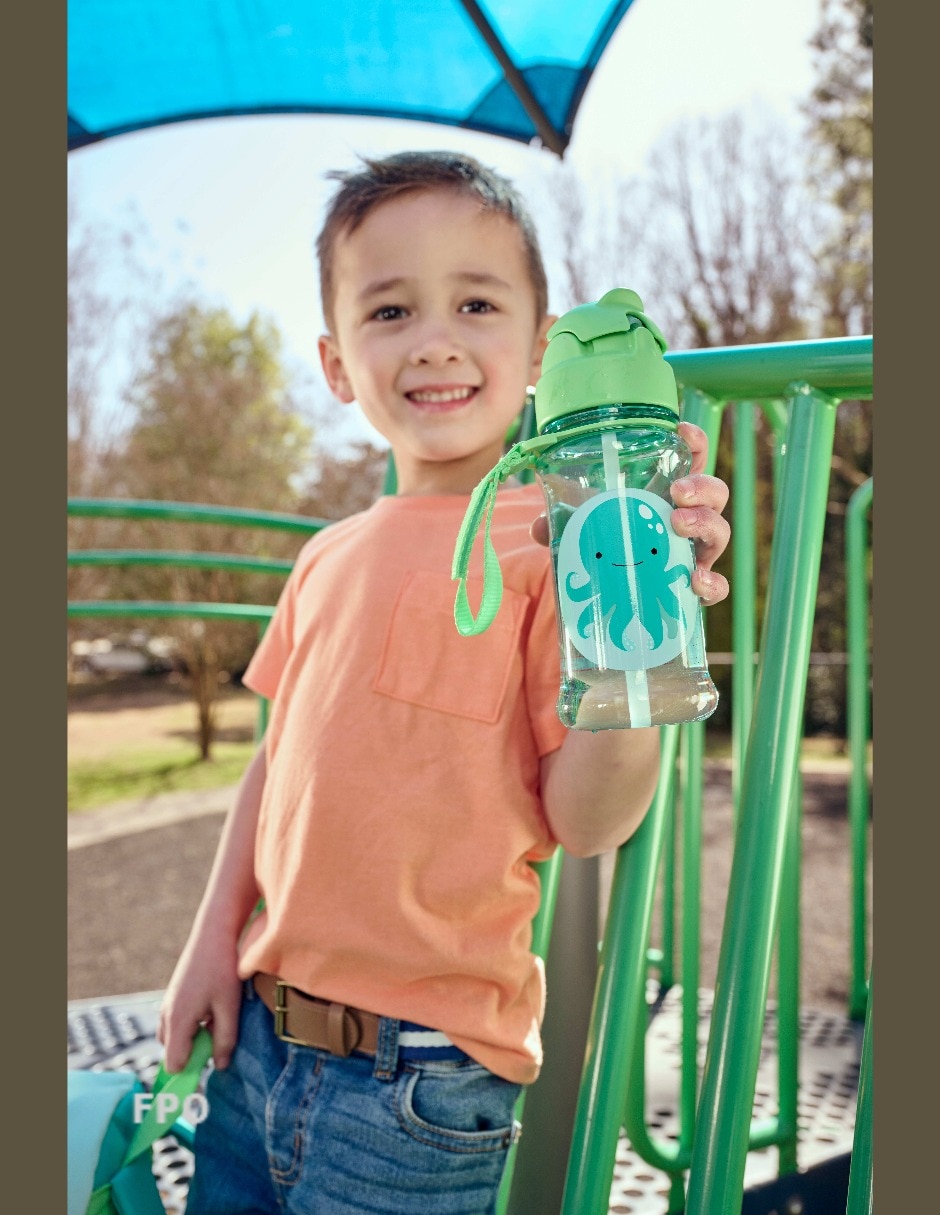 Botella de agua Skip Hop de plástico con tapa Rosca 350 ml