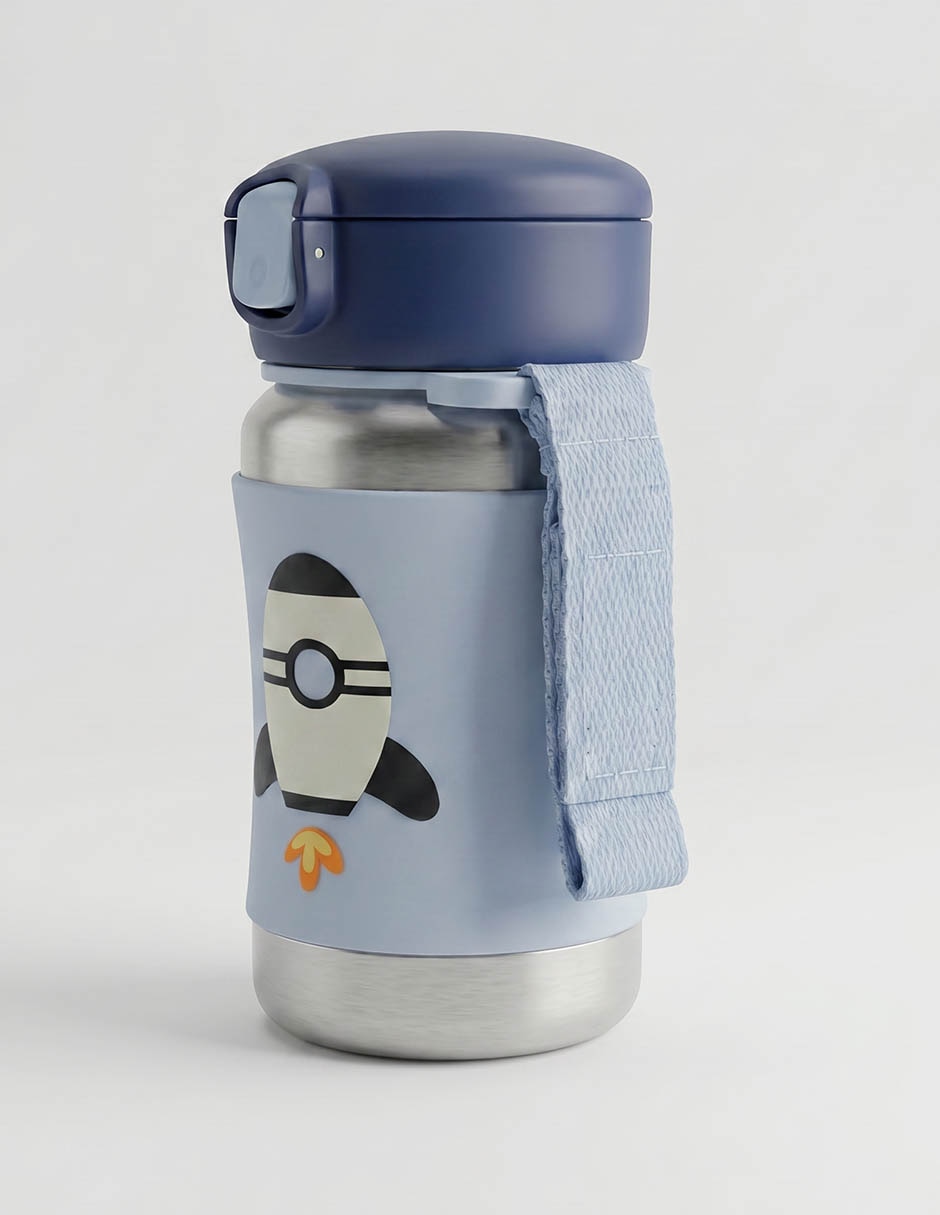 Termo de acero inoxidable Spark Style con tapa rosca 350 ml