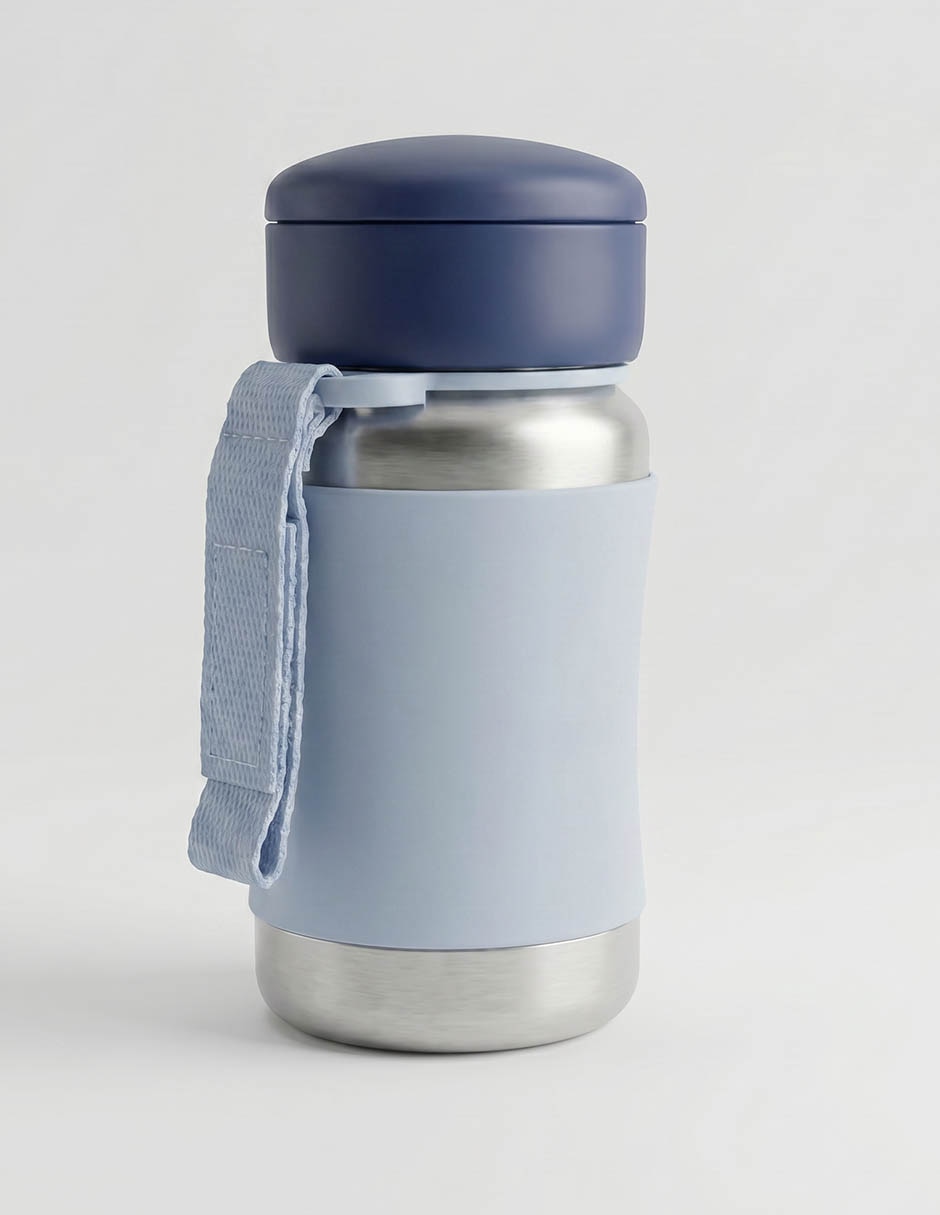 Termo Skiphop de acero inoxidable Spark Style con tapa rosca 350 ml
