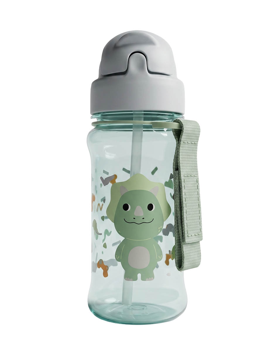 Botella de agua de plástico con tapa rosca 350 ml 1