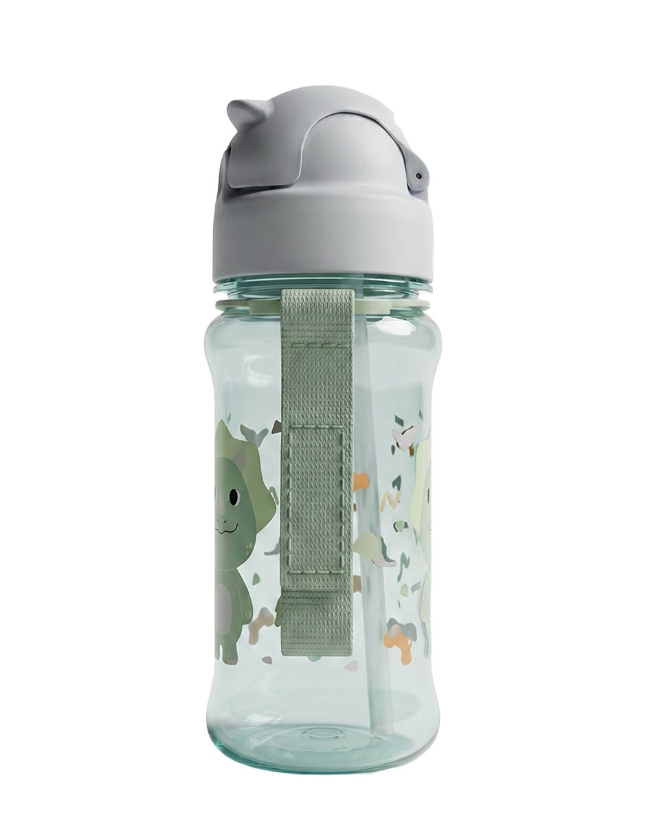 Botella de agua de plástico con tapa rosca 350 ml