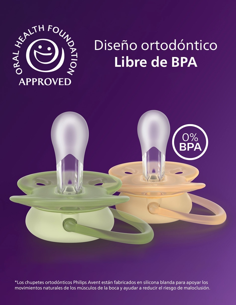 Juego de chupones ultra suaves 3