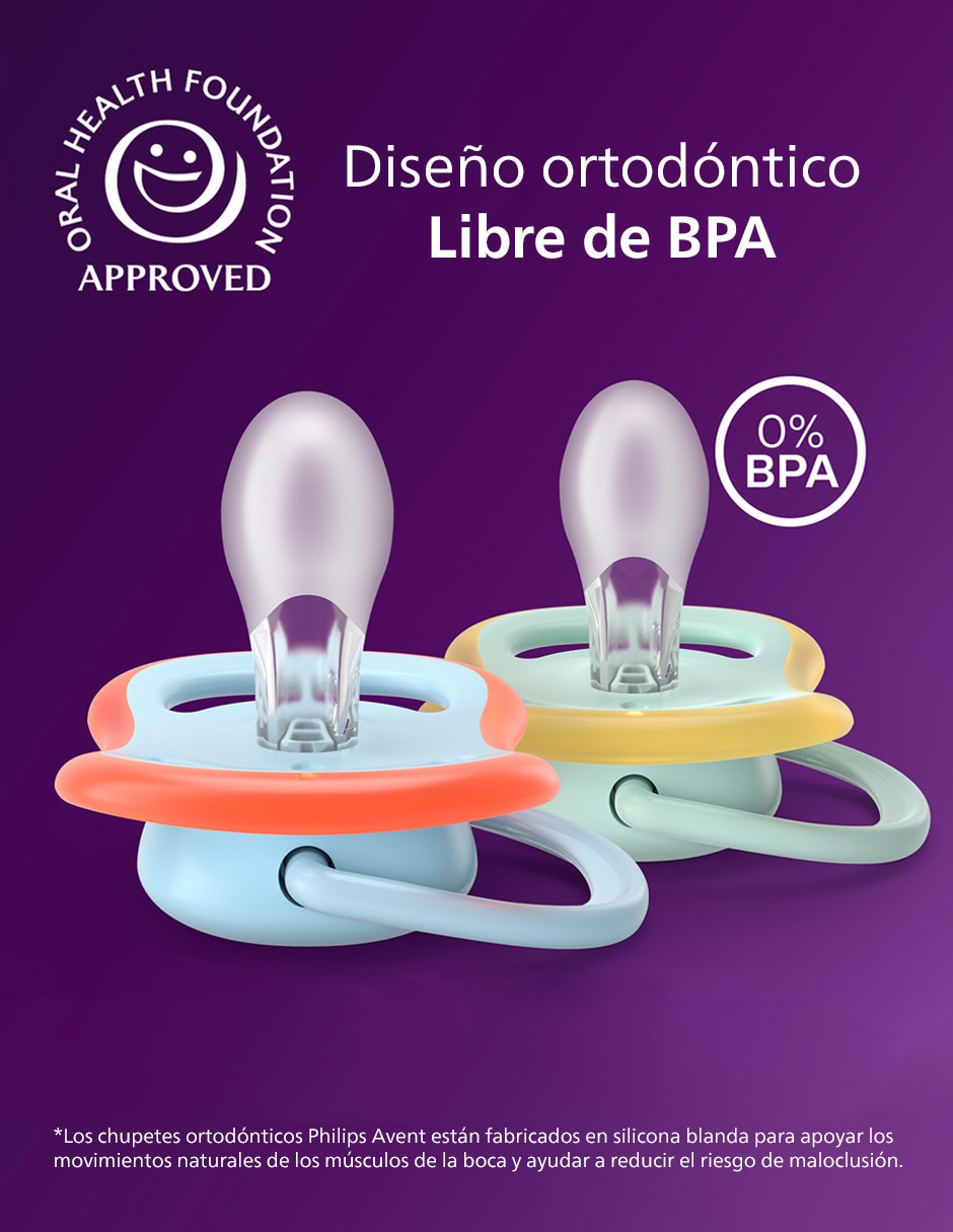 Juego de chupones ultra air 6