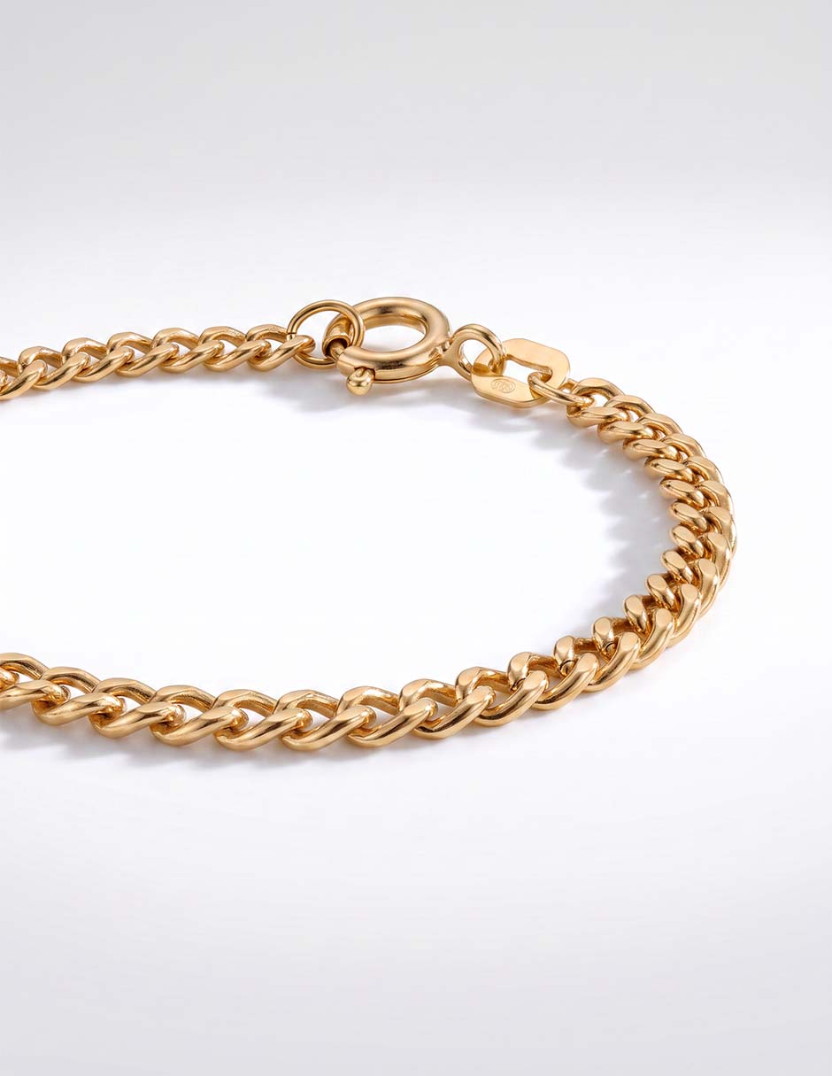 Pulsera joyería de oro amarillo con 10 k Pulsera joyería de oro amarillo con 10 k
