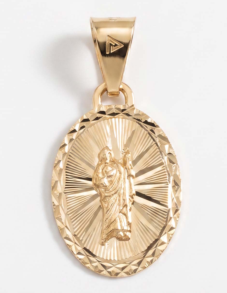 Medalla de cruz de oro amarillo 10 k Medalla de cruz de oro amarillo 10 k