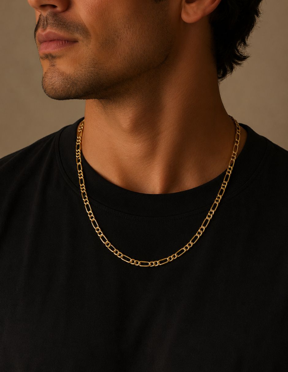 Cadena de oro laminado 14 K 4