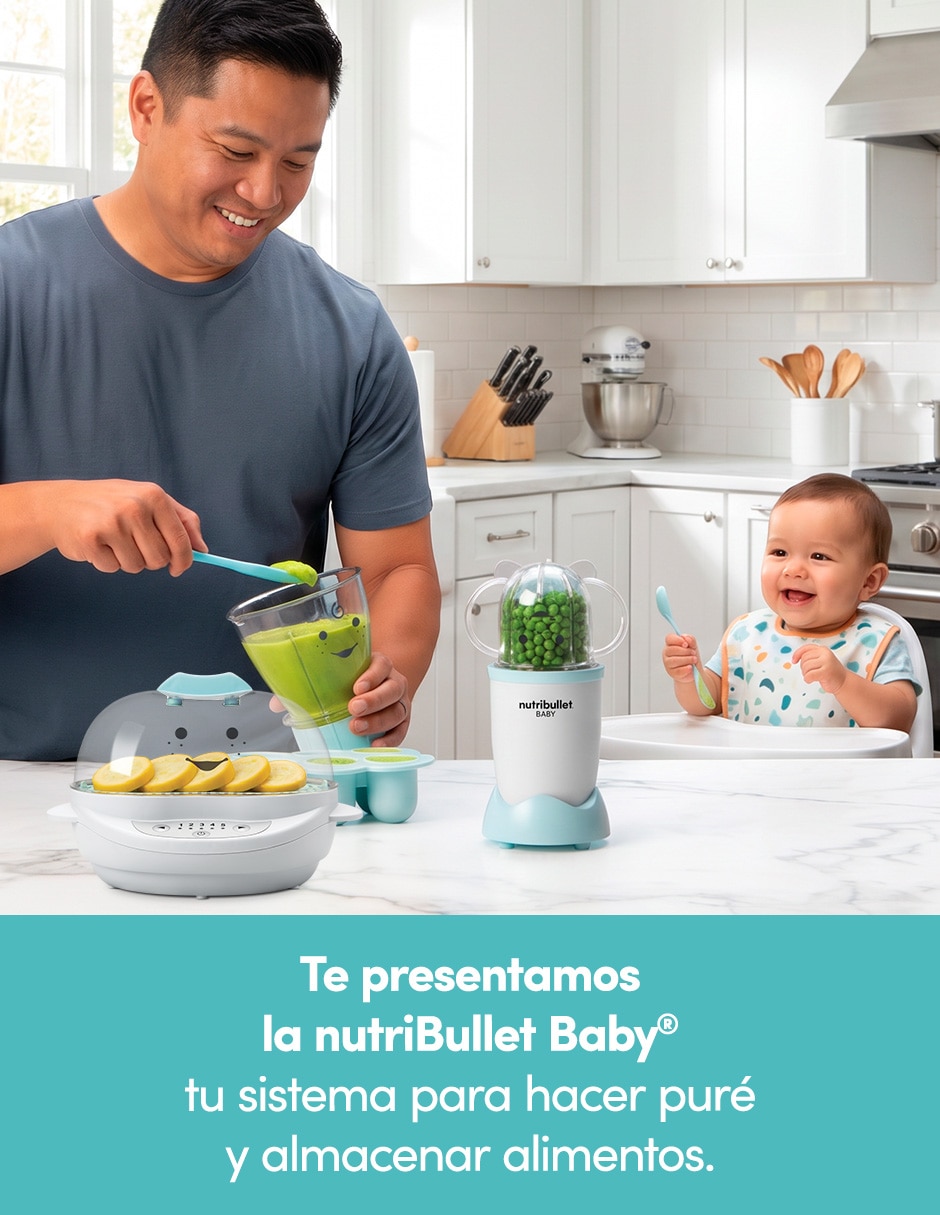 Procesador de alimentos baby kit de licuadora y vaporera de acero inoxidable 2
