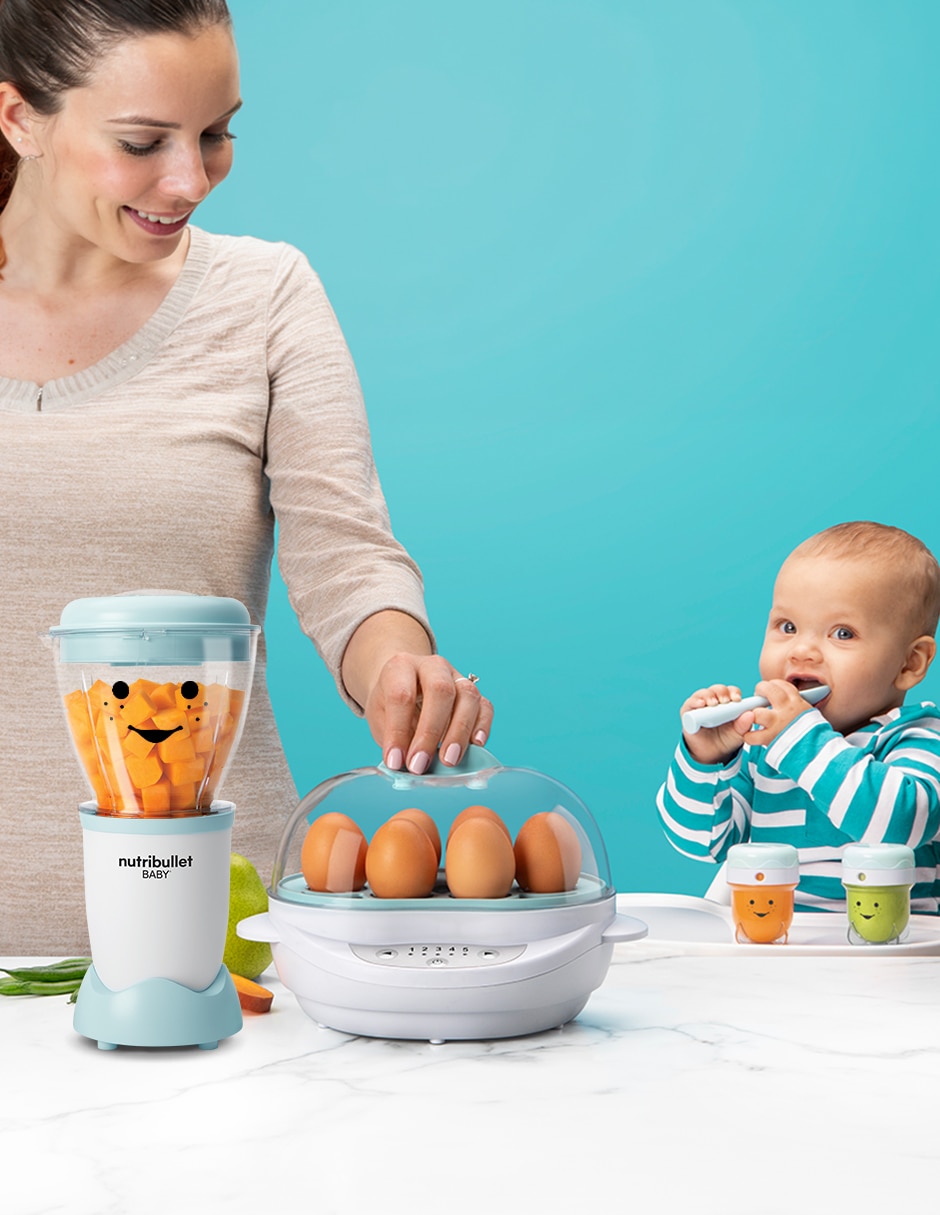 Procesador de alimentos baby kit de licuadora y vaporera de acero inoxidable 3