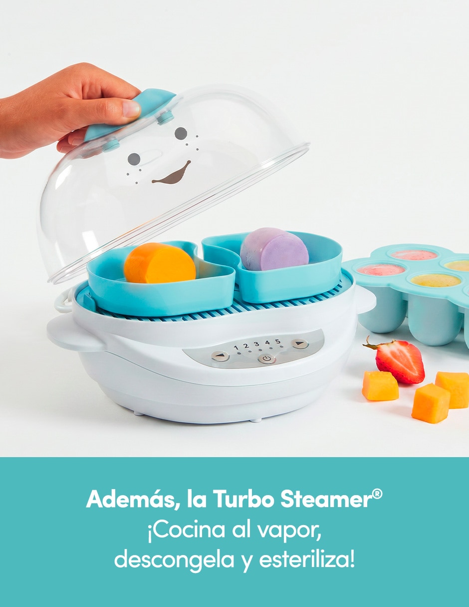 Procesador de alimentos baby kit de licuadora y vaporera de acero inoxidable 4