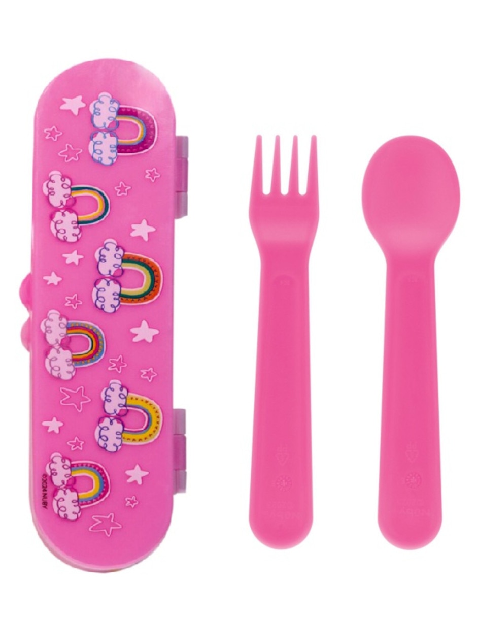 Set cubiertos infantil de plástico 3 piezas