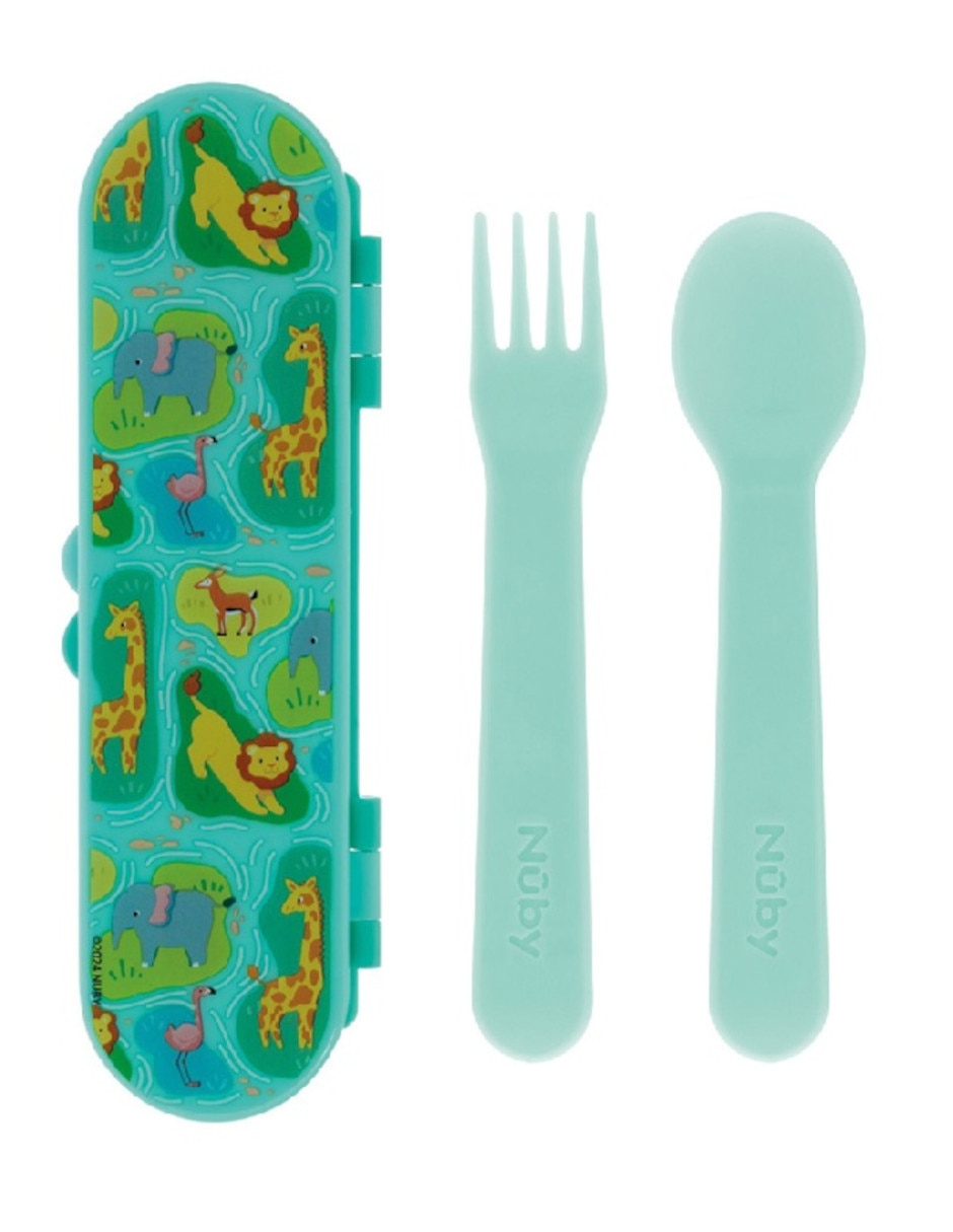Set cubiertos infantil de plástico 3 piezas 1