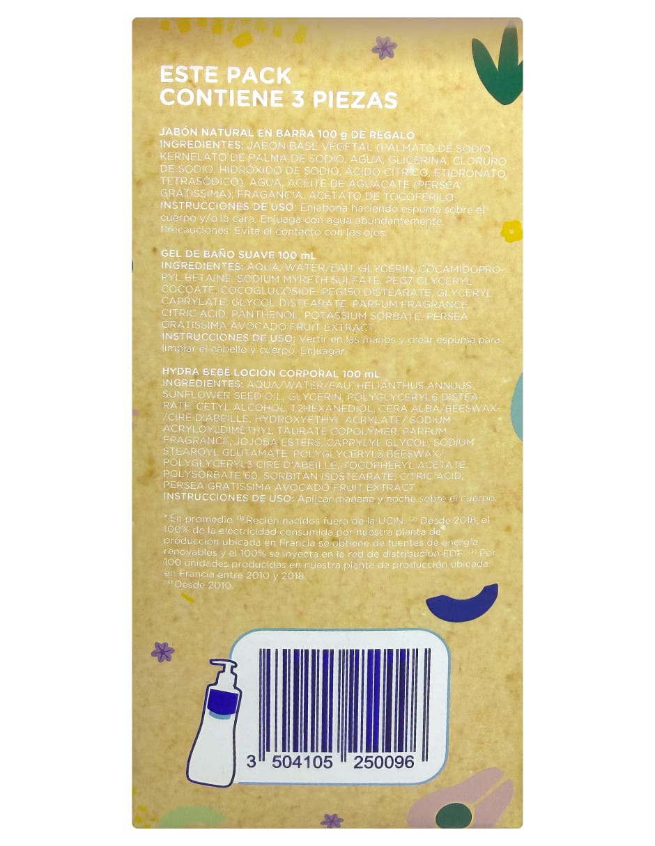 Kit básico Farmacia Bebé 3 piezas unisex 2