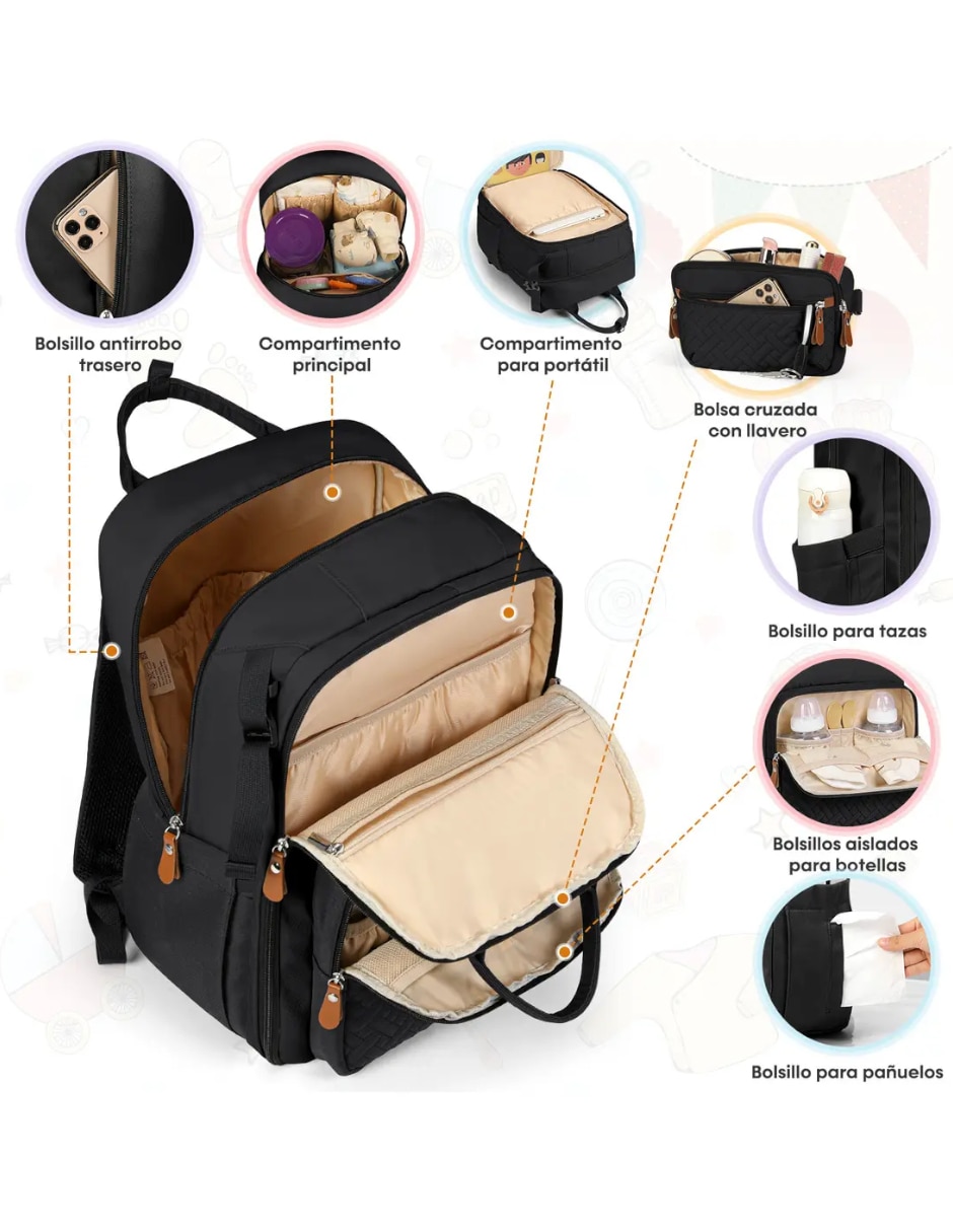 Pañalera backpack